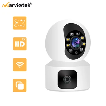 2K Wi Fi Baby Monitor Daul Screen Cam Wifi Survalance Camera Icsee Daul Lens PTZ Camera for Smart Home Video Security Protection 2K Wi Fi Baby Monitor Daul Screen Cam Wifi Survalance Camera Icsee Daul Lens PTZ Camera for Smart Home Video Security Protection