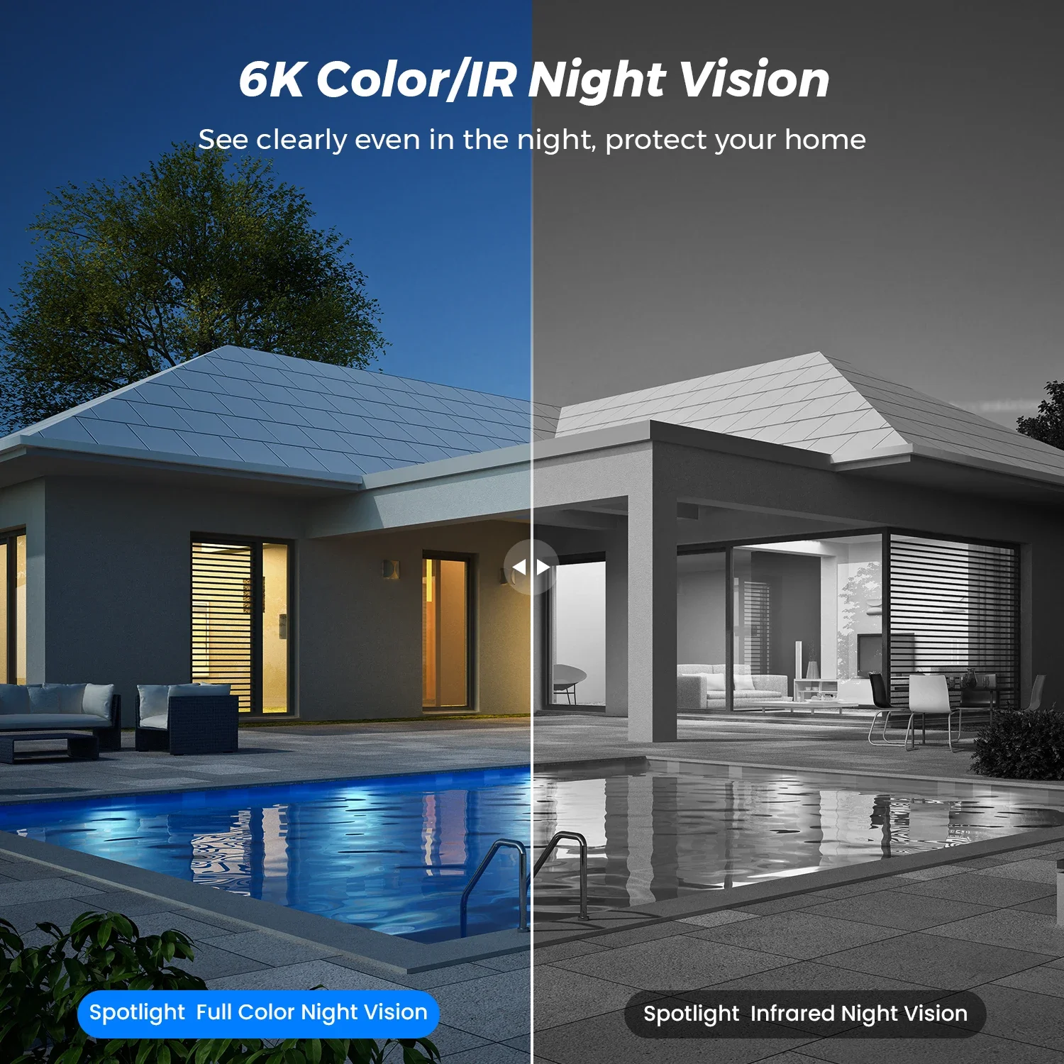 BESDER 15MP 6K PTZ Wifi Camera Three Lens Security Protection Night Vision Outdoor IP Camera CCTV Surveillance Monitor O-KAM Pro