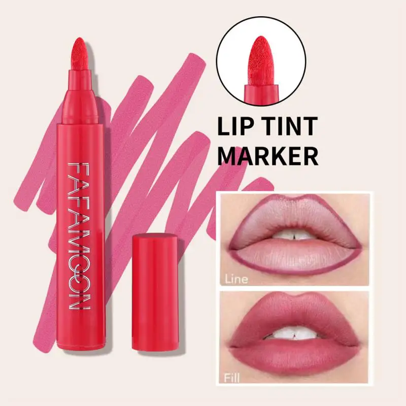 Lasting Lip Gloss Professional Results Waterproof Lipstick Moisturizing Formula Bright Colors Lip Liner Lipstick Do Not Fade