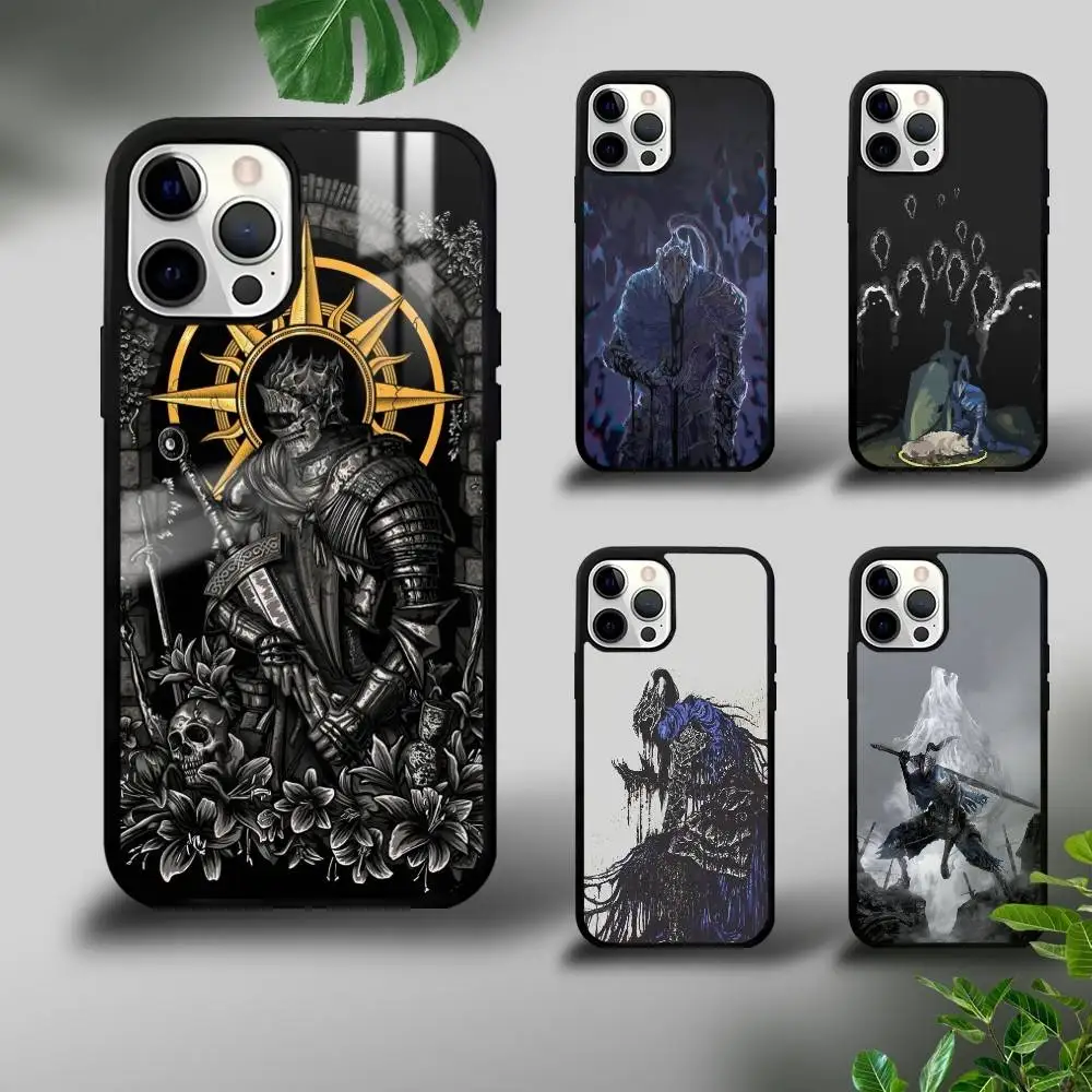 Juego d-dark s-souls 3 Funda de teléfono para IPhone 16 15 14 13 12 11 Pro Xs Max Mini Plus Celulares Funda dura