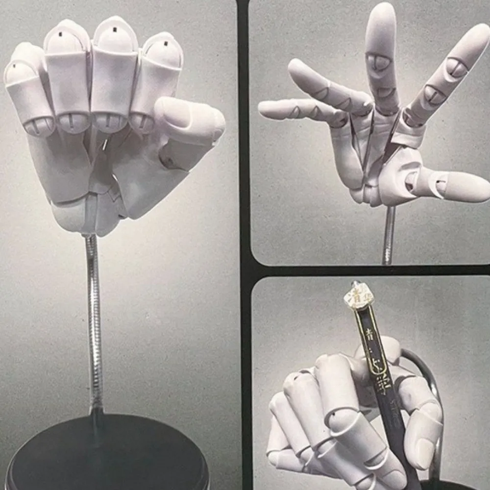 Left/Right Articulated Hand Model Flexible Poseable Hand Finger Joint Figurine Hand Finger Joint Figurine Adjustable