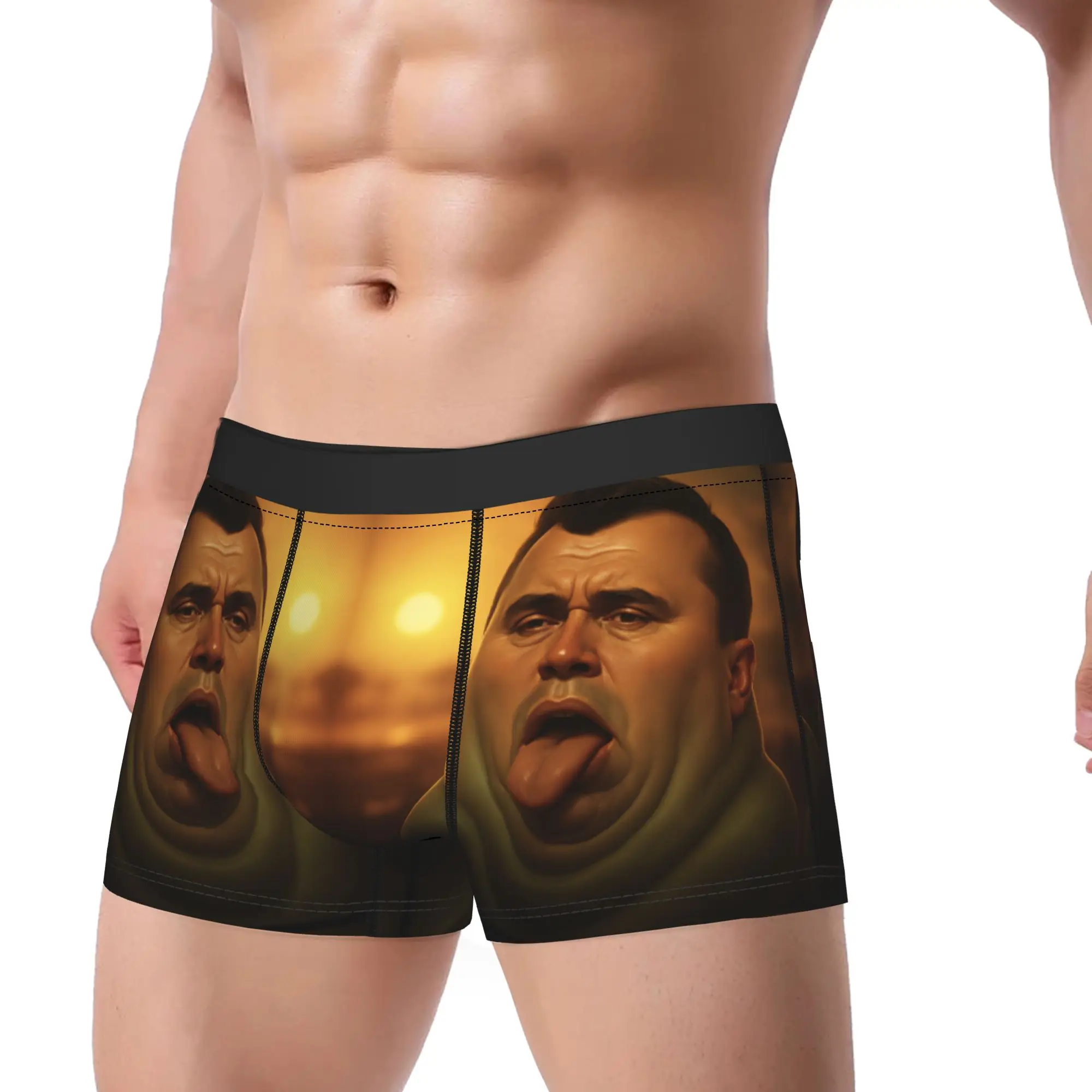 Charlie Kirk Underwear  Men's Panties Custom Sexy Soft Trunk Trenky Shorts Briefs Plus Size 2XL