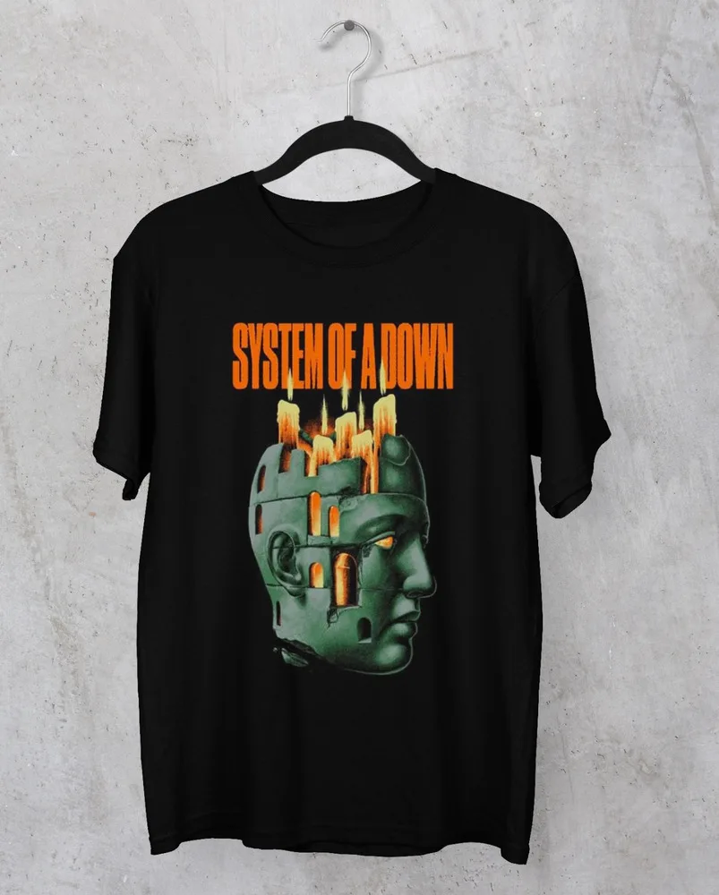 System of a Down band HOT NEW poster T-shirt short sleeve S-5Xl 1F473 Anime pattern clothing high quality 100% cotton  slee