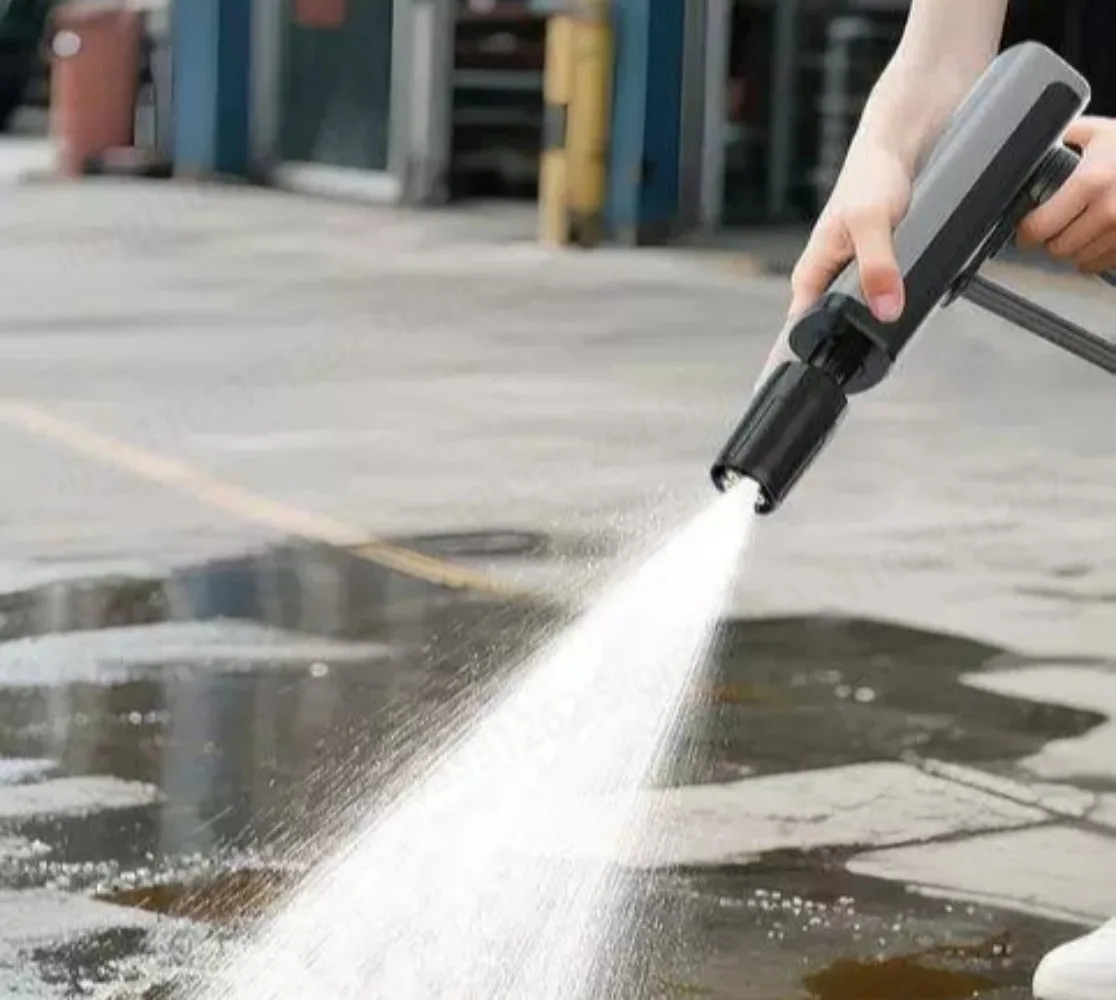 Mini rechargeable high pressure car wash water gun wireless folding lithium portable car wash machine