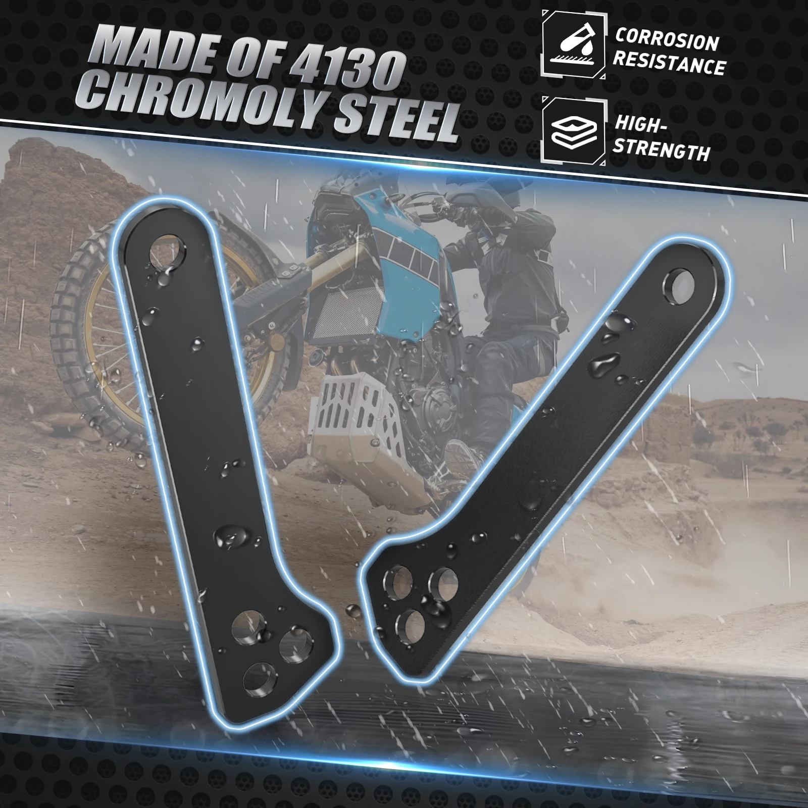 Para Yamaha Tenere 700 XTZ 700 2019-2024 suspensión descenso 18/30 MM elevación 12MM enlaces Rally Edition 2020 2021 2022 2023 2024