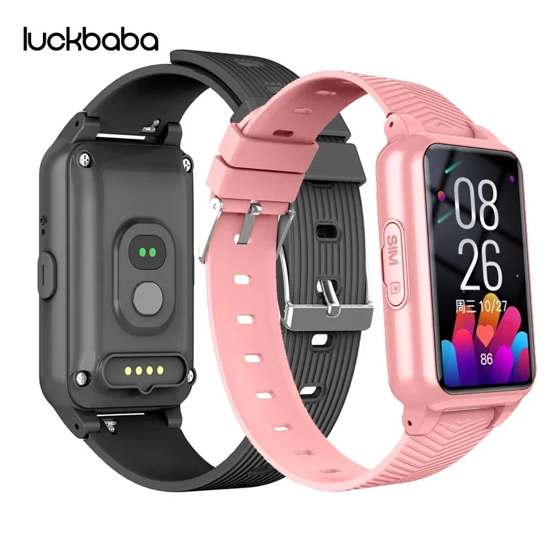 Reloj de pulsera inteligente 4G con GPS para hombre, pulsera con Monitor de ritmo cardíaco, oxígeno en sangre, llamadas SOS, teléfono Android, temperatura