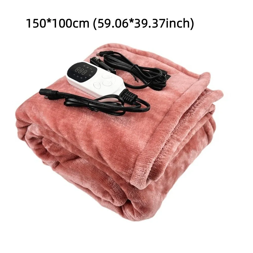 12V/24V Car Heated Blanket Intelligent Temperature Control Single Control / Dual Control Heated Blanket 51W 1-2 People
