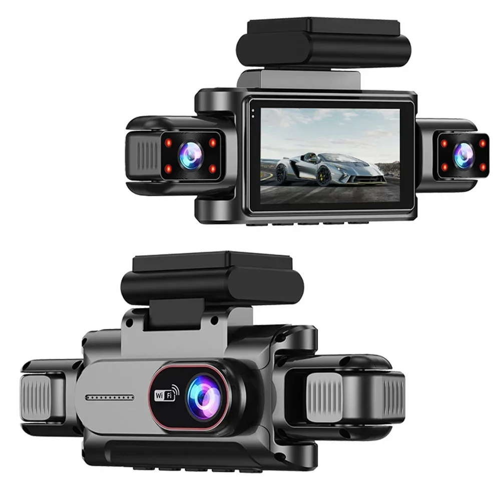 360° FHD 1080P Dash Cam With For Night Vision & 24H Parking Monitor For Cars High Definition Wide-angle Driving Recorder