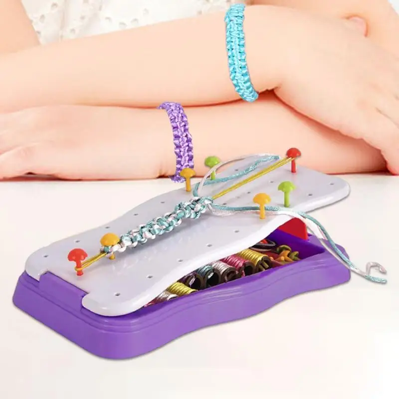 Corde à main ogo pour filles et enfants, kit de tressage pour enfants, bateau Girlschia, fabricant de bracelets