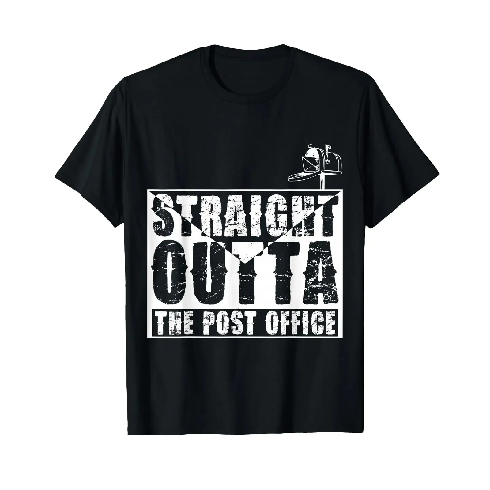 Ich bin eine Mutter und ein Landpostbote, nichts macht mir Angst T-Shirt Vintage-Waschung Lässig Leicht Designer-Kleidung Grafik Weich für Herren