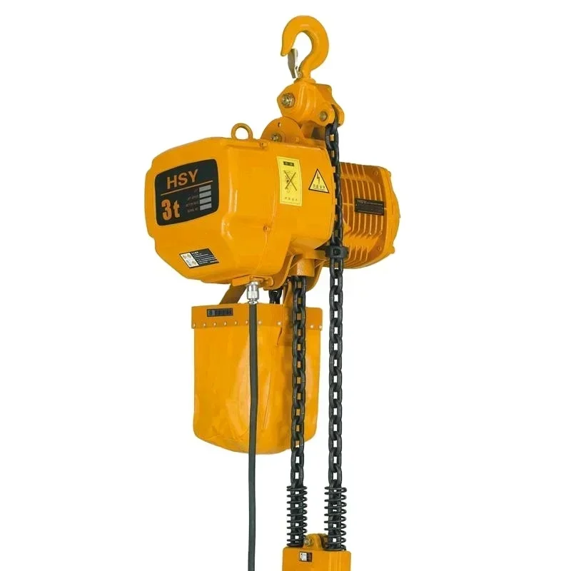 10 ton electric chain hoppers trolley annular electric chain hoist crane