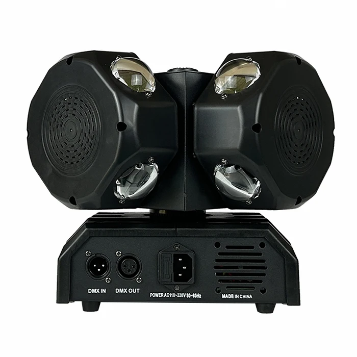 Neuankömmling rotierender Strahl Laser Moving Head Light RGBW 4 in1 LED mit Strobe Effects Bühnen beleuchtung für DJ Disco Club Musik party – Detail 5