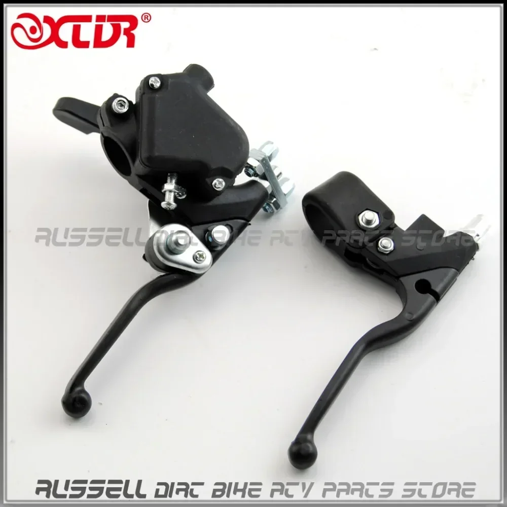 Brake Clutch Lever Double Cable 49cc / 50cc 70cc Small Kids ATV Quad Go Kart Bike Buggy Spare Parts Accessories