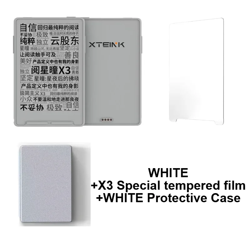 XTEINK X3 E-Book-Reader, 3,7 Zoll Ink-Screen-Display, magnetisch, leicht und dünn, elektronisches Papier-Ink-E-Book, 16 GB