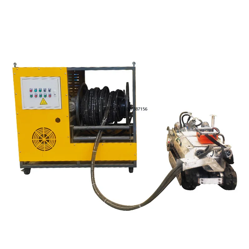 Multipurpose 50m Depth Underwater Robot Amphibious Dredge Remote Robot for Tank and Pipe Cleaning