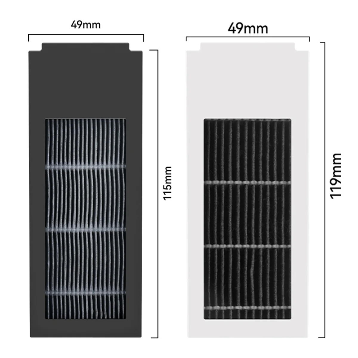 Robô Aspirador Acessórios, Filtro HEPA, Peças de reposição para X2, X2 Pro, DEX86, 10pcs