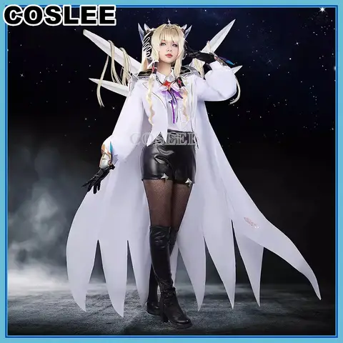 COSLEE NIKKE Crown Cosplay Costume The Goddess Of Victory Game Suit Lovely Dress Uniform Role Play Halloween Party Outfit Women