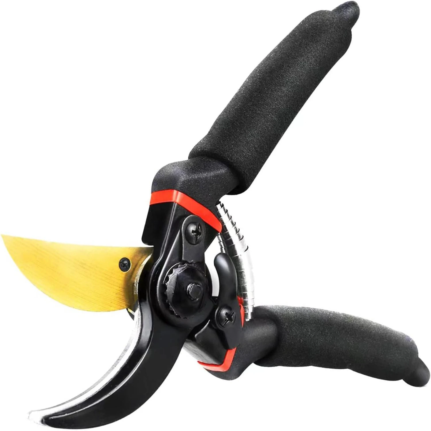 Heavy-Duty Professional Bypass Pruning Shears - Premium, Ultra Sharp Hand Pruner Secateurs, Non-slip Handle Garden Clippers Hedg