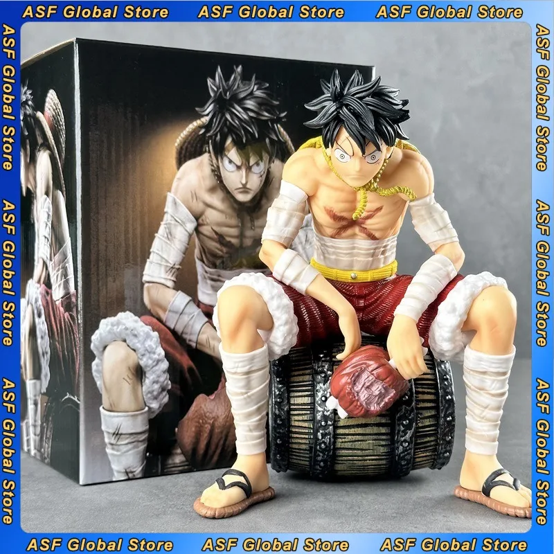 

Новый 19 см ONE PIECE Monkey D. Luffy Аниме Фигурка Бочка для вина Модель Настольное украшение Статуя из ПВХ Украшения Подарки на день рождения Игрушка для ребенка