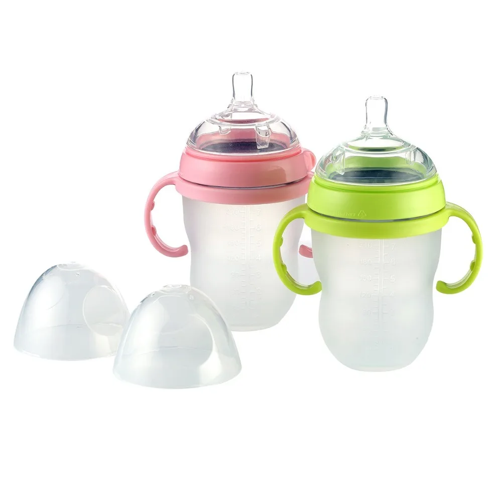 2pcs Baby Feeding Bottle Easy Grip Plastic Handles Holder for Comotomo