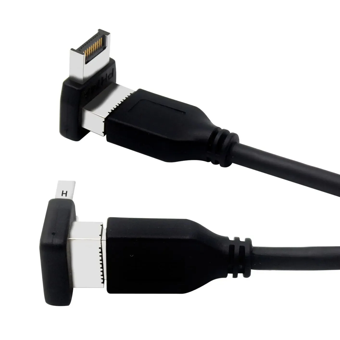 USB3.1 TYPE-E  interface 90 ° USB Connector Adapter Converter Adapter Case Front Type C Socket Desktop Computer Motherboard