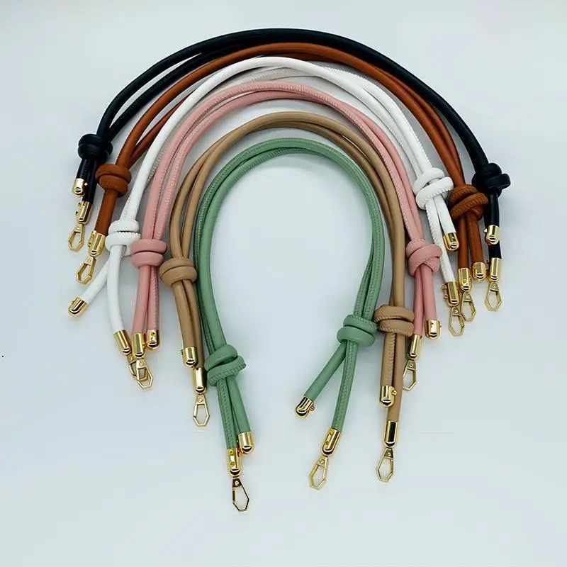 1 Stück Verstellbarer Leder-Geldbörsenriemen Ersatzriemen mit Metallschnallen für Schulter- und Umhängetaschen – Detail 2