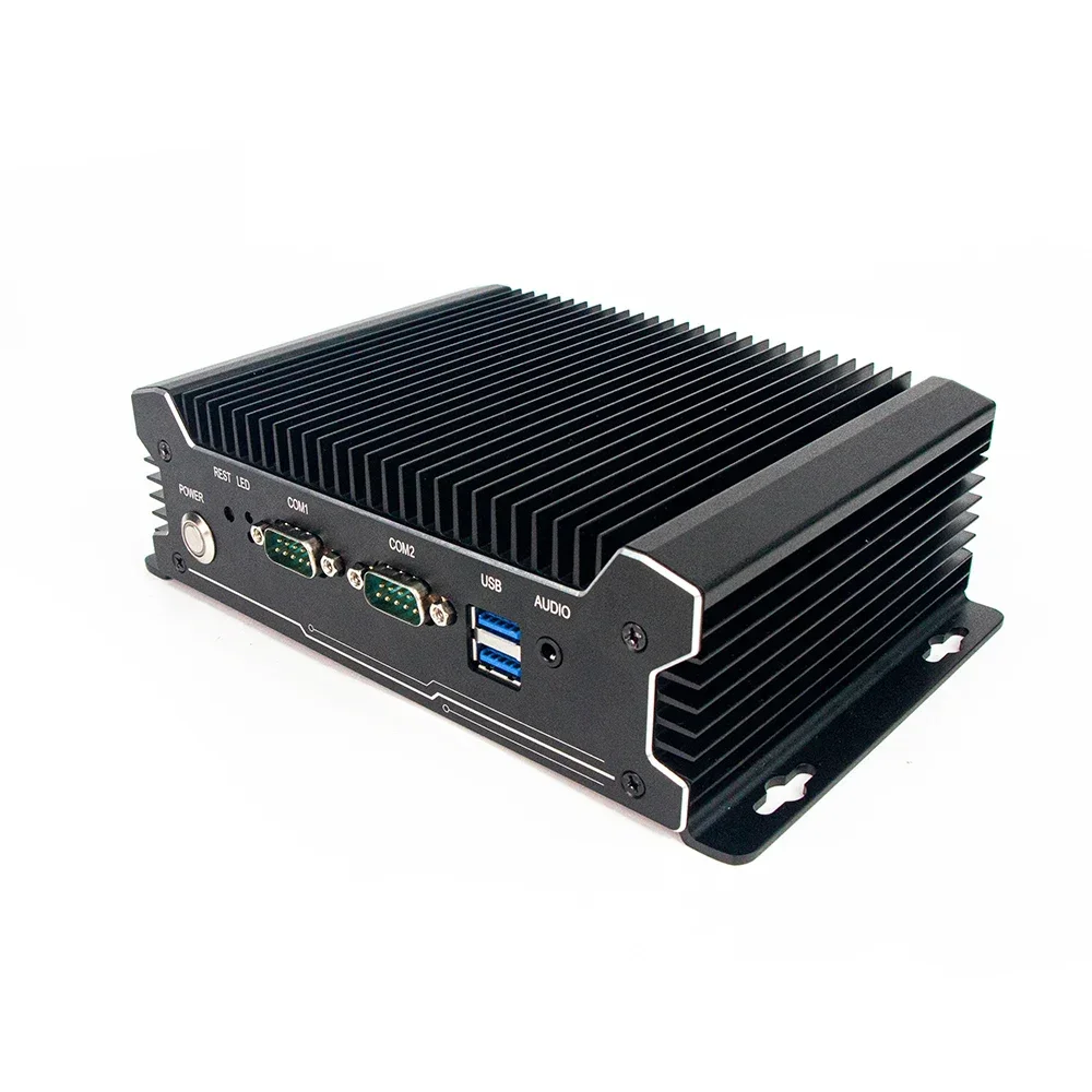

Industrial PC Mini Human Machine Interfaces 2*LAN 4G Fanless SSD VGA RS232 I7 I5 Box Computer Touchscreen Edge Computing