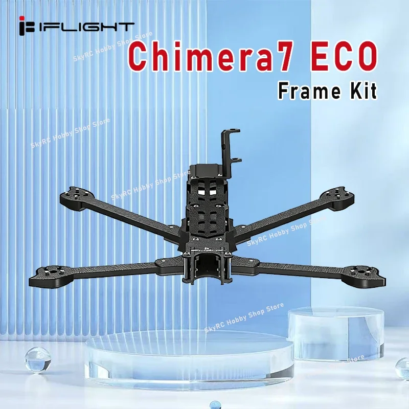 iFlight Chimera7 ECO Frame Kit with 6mm arm for FPV Parts BLITZ ATF435 Stack (E55S 4-IN-1 ESC) Flight Controller XING-E 2809