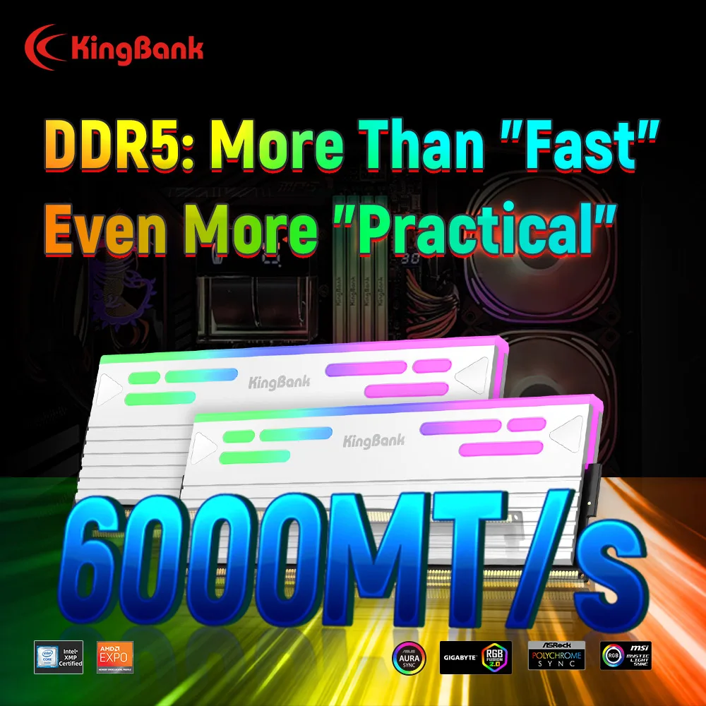 Kingbankさん専用 KingBank DDR5 6000MHz 24GB RGB RAM Kit CL28