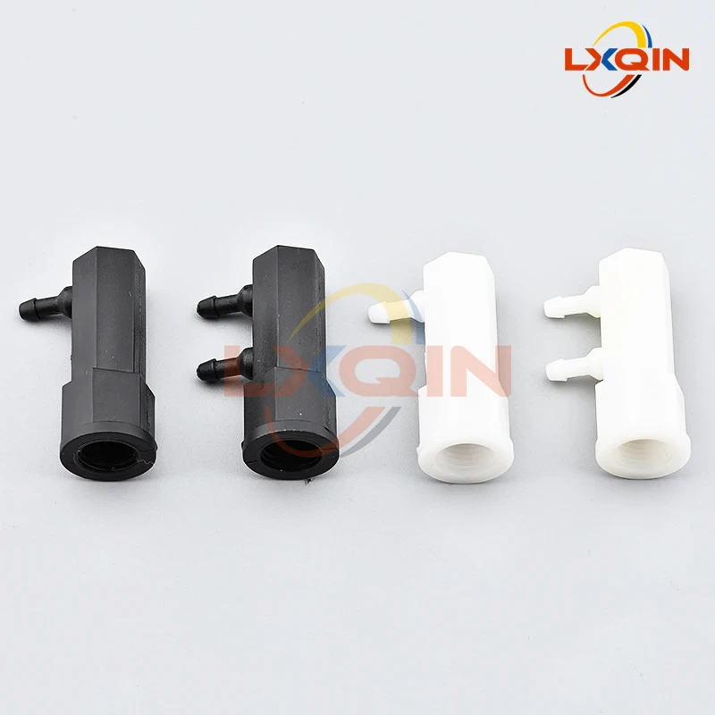 LXQIN ink tank outlet connector for printer bulk ink system CISS sub UV Eco solvent ink cartridge adapter connector 1/2 holes