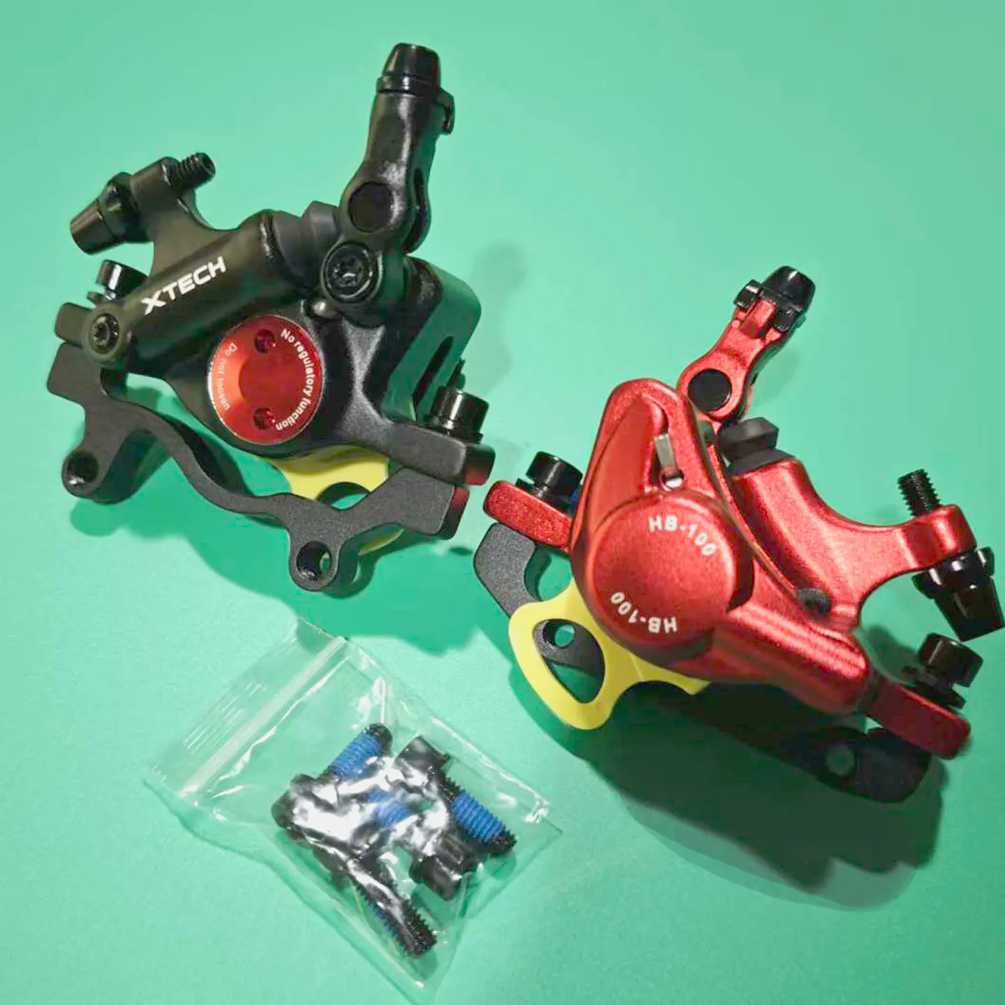 

Cable-pull oil brake mountain bike high-performance hydraulic disc brake caliper front and rear wheel disc brake clamp HB100