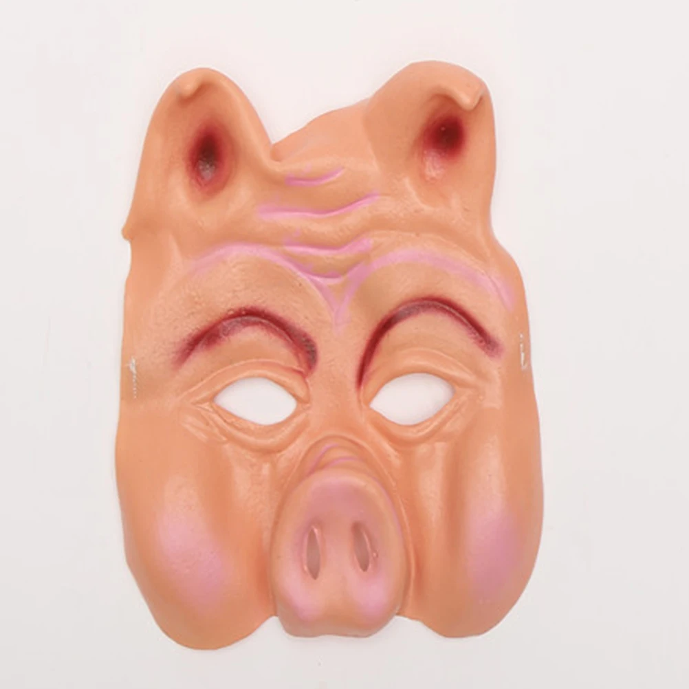 قناع خنزير الحيوان نصف وجه قناع حفلة قناع الحيوان قناع تنكر نصف وجه قناع حفلة الرقص