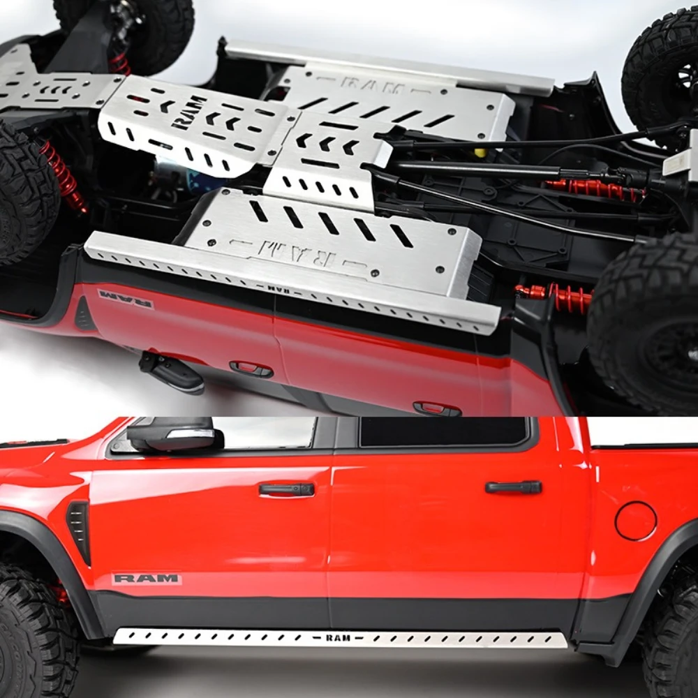 

TRACTION HOBBY KM 1500 Pickup Truck Side Guard Metal Armor Remote Control Car Accessories TP-E0201110