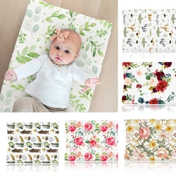 Baby Changing Pad Covers Soft Washable Printing Design Baby Breathable Diaper Pad Sheets Cover