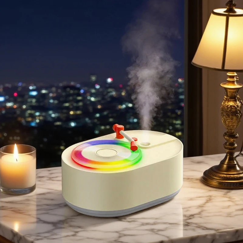 

Увлажнитель воздуха, автоматический диффузор эфирных масел с RGB-подсветкой, функция записи компакт-дисков, ароматический увлажнитель для домашнего офиса