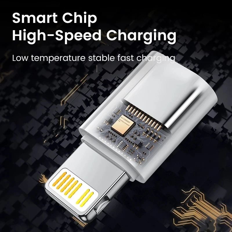 OTG para IOS hembra a USB C convertidor macho tipo C a adaptador iPhone Adaptador de carga rápida para iPhone 15 Pro Max 14 Plus