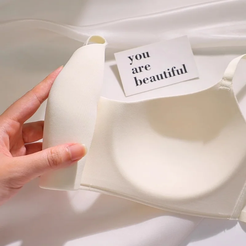 Nahtlose Bhs Für Frauen Kleine Brust Rohr Top 1/2 Tasse Nicht-Draht Bh Frauen Sexy Dessous Weibliche Unterwäsche glänzende Dessous – Detail 12