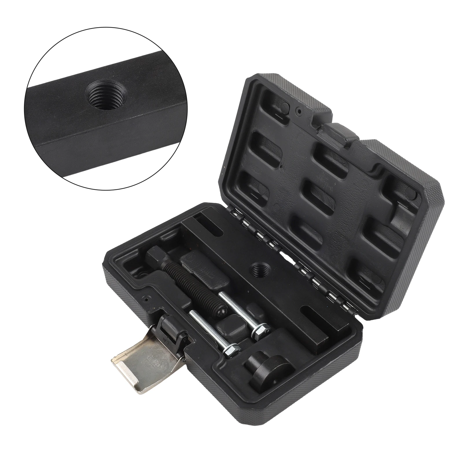 

Crankshaft Pulley Removal Tool Set for Ford TDCi 2 0 Engine Service Tool with Complete Accessories for Effective Use