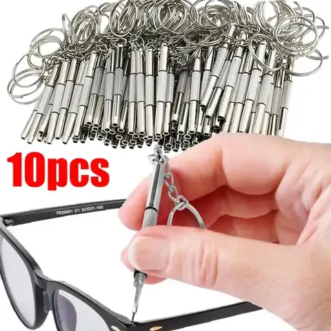 1/2/10pcs Mini 3 in1 Screwdriver Eyeglass Optical Eye Glasses Portable Spectacles Watch Repair Kit Practical Household Hand Tool