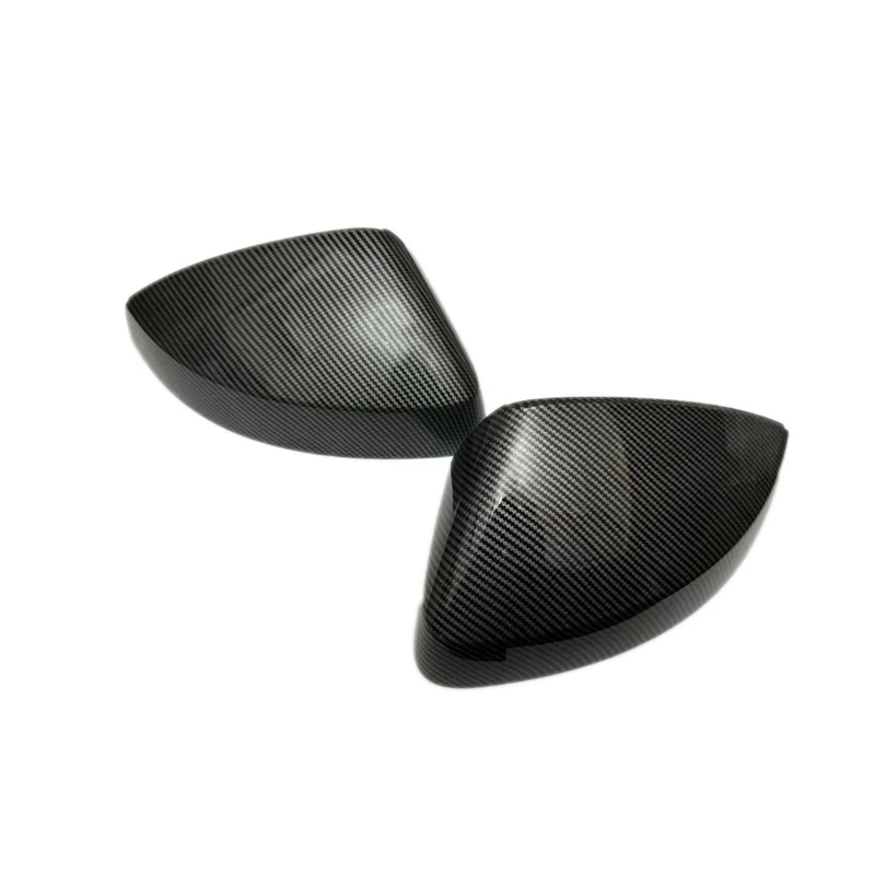 for Audi A3 S3 8V 1.0 1.4 2.0 Quattro S tronic 2012 - 2019 Gloss Black or Carbon Fiber Vein Look Rear View Wing Mirror Cover