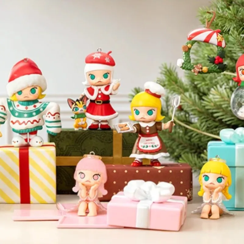 

Original Molly Christmas 2024 Castle Christmas Adventure Box Series Blind Box Toys Action Figure Surprise Mystery Box Dolls Gift