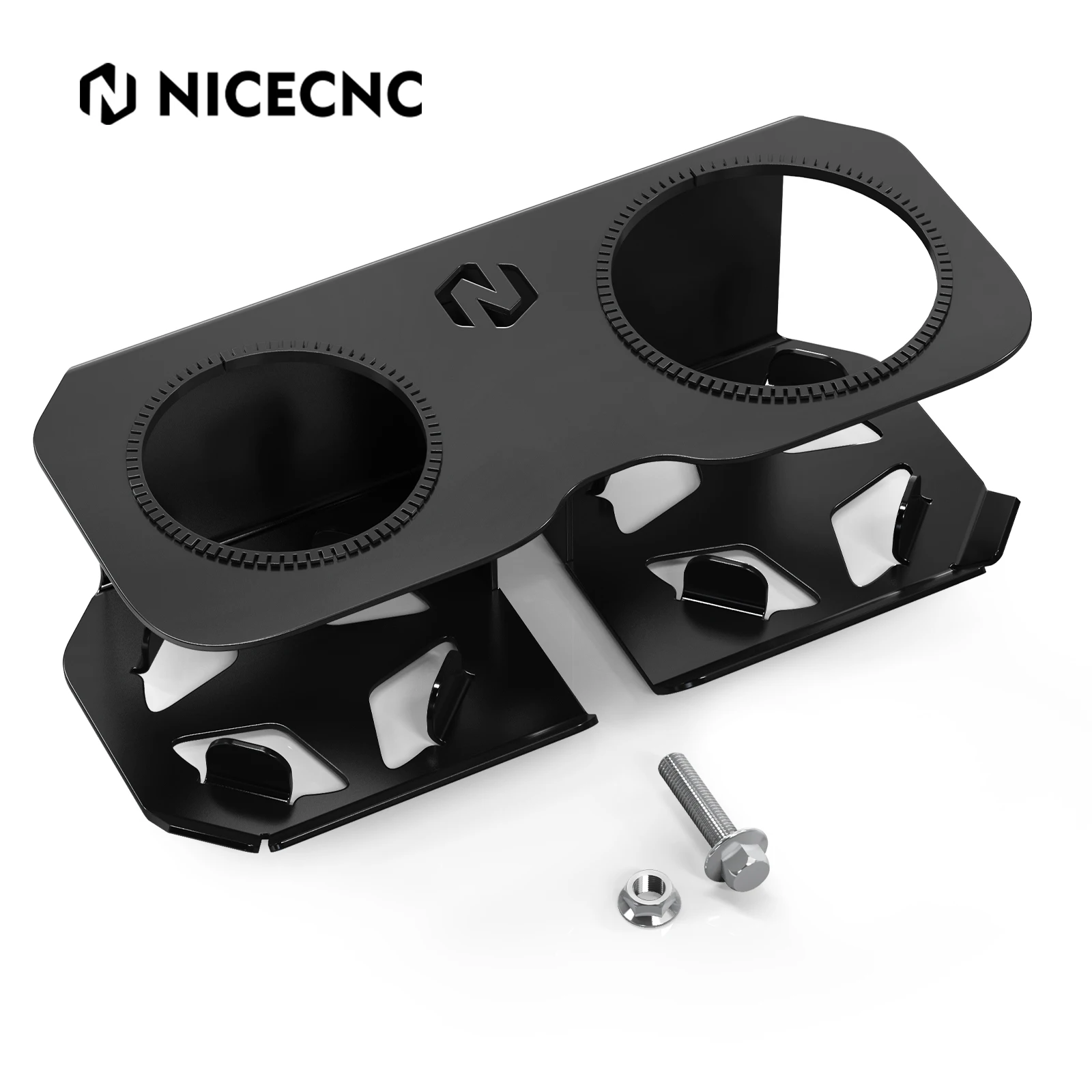 NICECNC Grab Bar Cup Holder For Polaris RZR 1000 XP RZR 800 900 2014-2023 Steel replace 2634200 Limit Design UTV Accessories