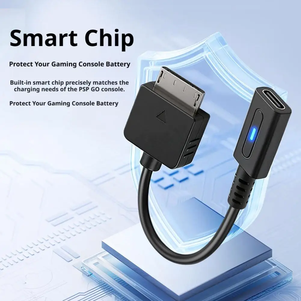

PD Type Game Console USB C Cable Type C Fast Charging LED Converter Cord Data Transfer Data Sync Power Wire for Sony PSP Go