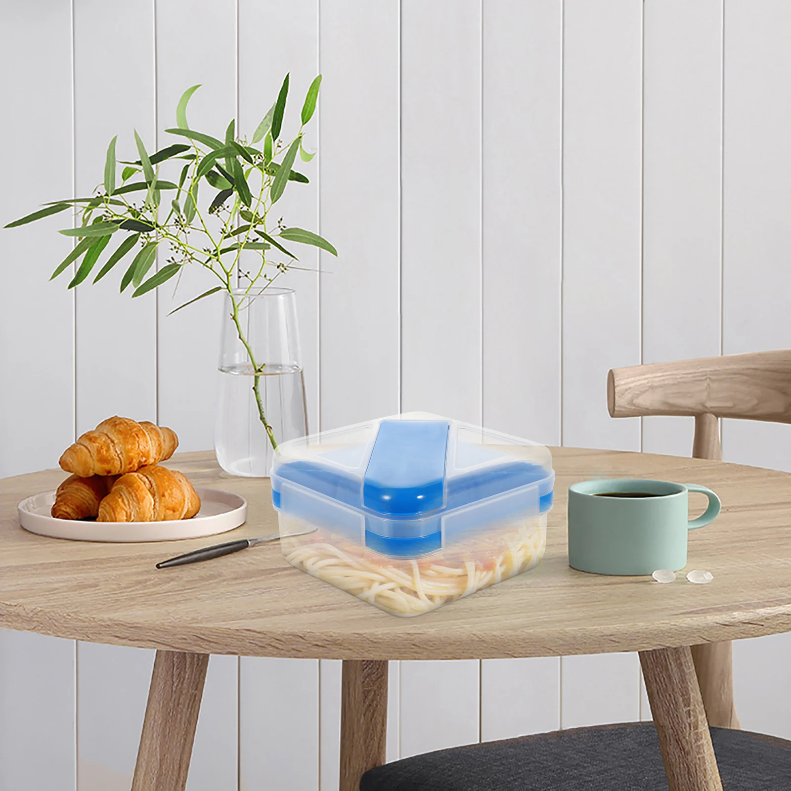 

Portable Multi-Function Lunch Container Leak-Proof Airtight Food Storage Box For Office Camping Outdoor Reusable