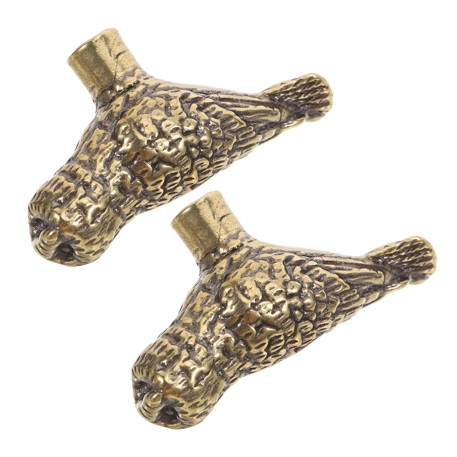 

2pcs Door H Accessories Brass Owl Cabinet Pull Hardware for Furniture Kitchen Bedroom Wardrobe Drawer KnobsVintage