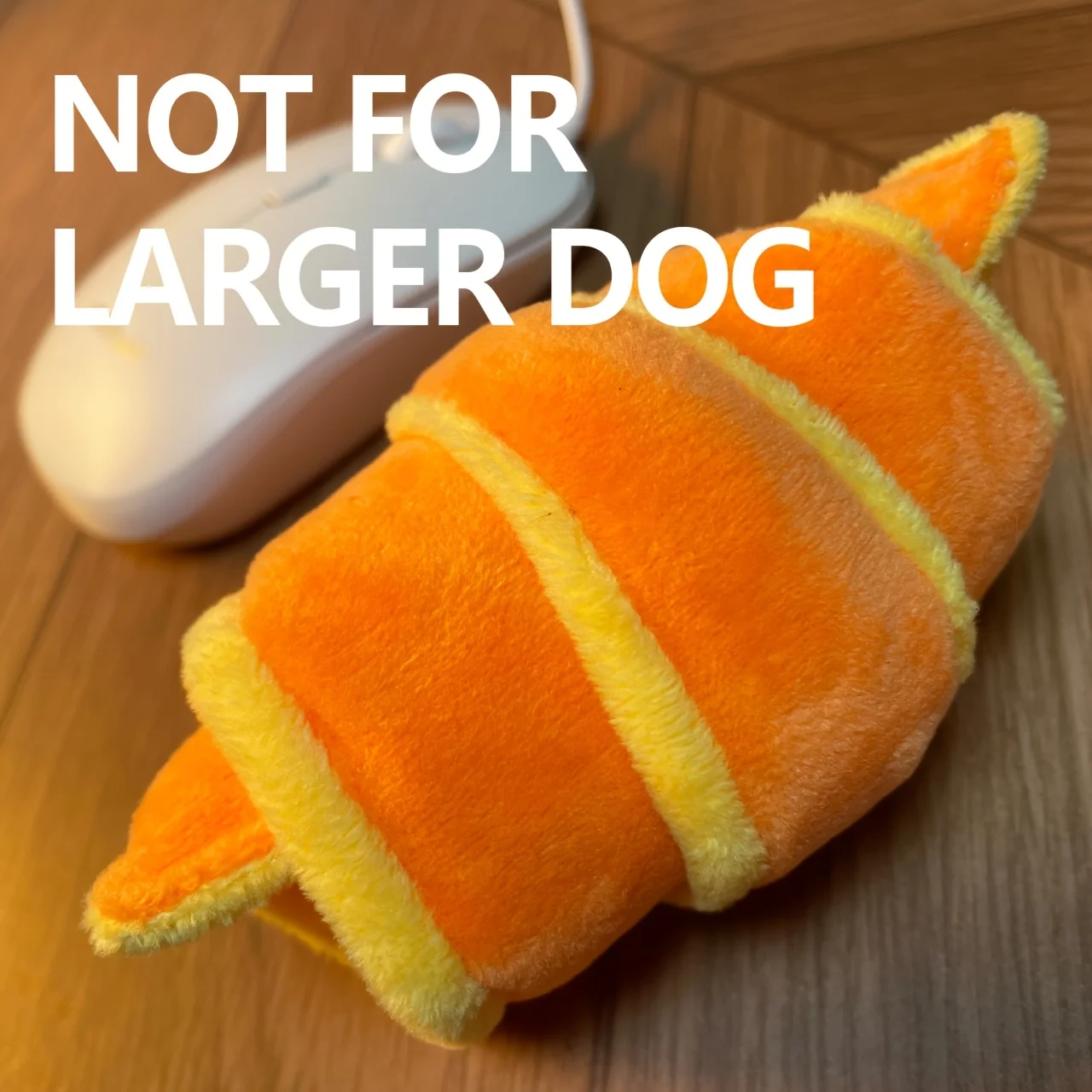 Soft Croissant Dog Toy Dog Training Bite Resistant Dog Treat Dispenser Mental Stimulation Puppy Puzzle Toy Feeding Activity