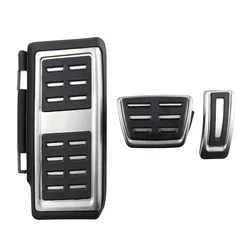 LHD Pedals For Audi A3 8V 2013-2019 Q2 2016-2024 Fuel Brake Non-slip Footrest Pedal Cover Pads Stainless Steel AT MT Accessories