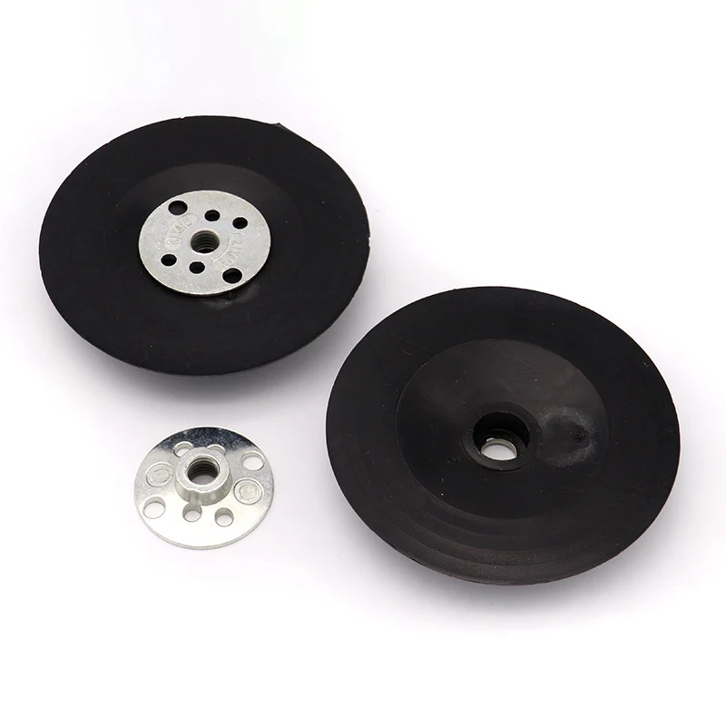 1PCS Rubber Back Pad Round Grinding Disc Sanding Disc For Angle Grinder Sanding Sander 4 Inch 100MM Sandpaper Backing Pad