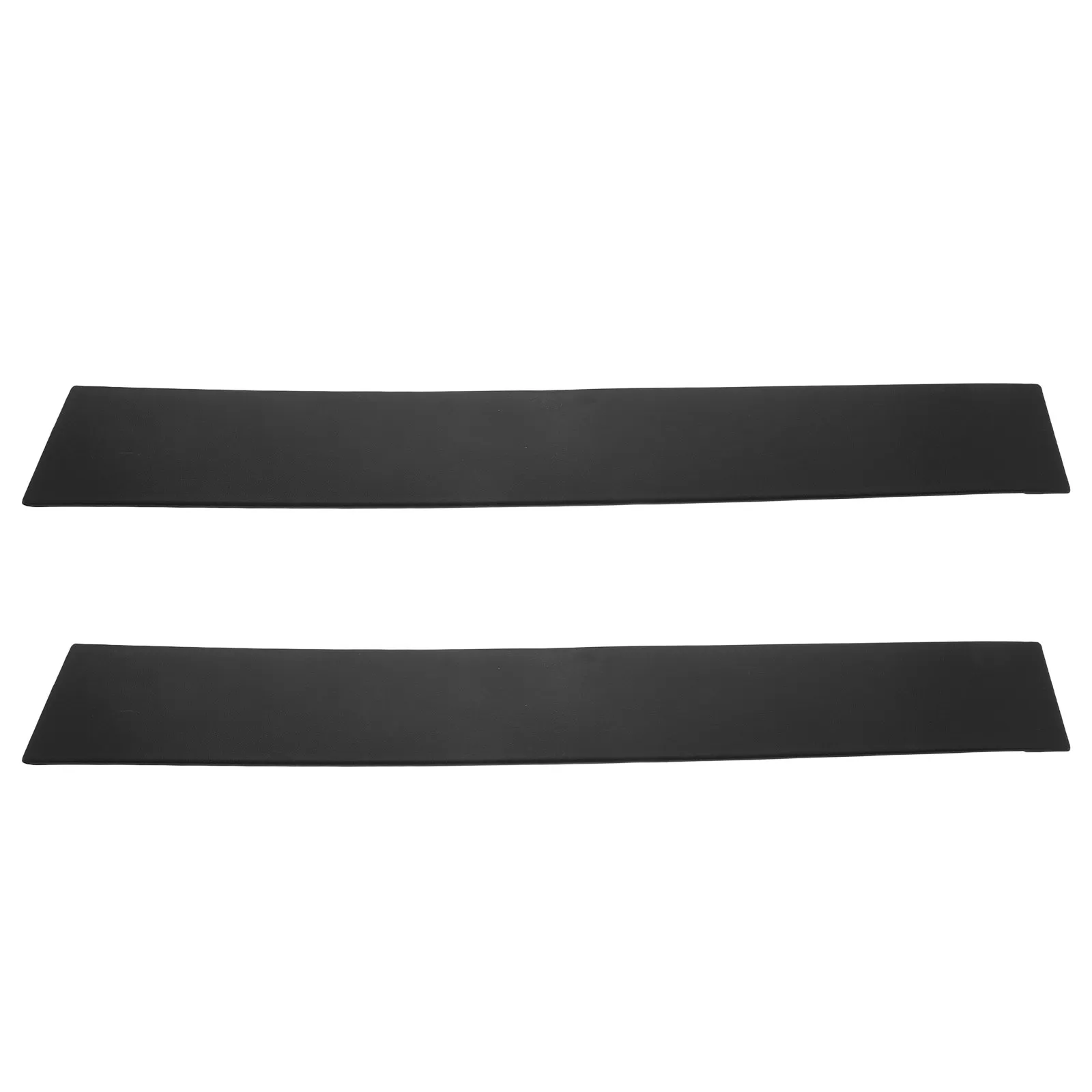 1Pair Car Door Glass Trim Durable Front Door Edge Protector Black Weather Seal Strip for Window Molding Windshield
