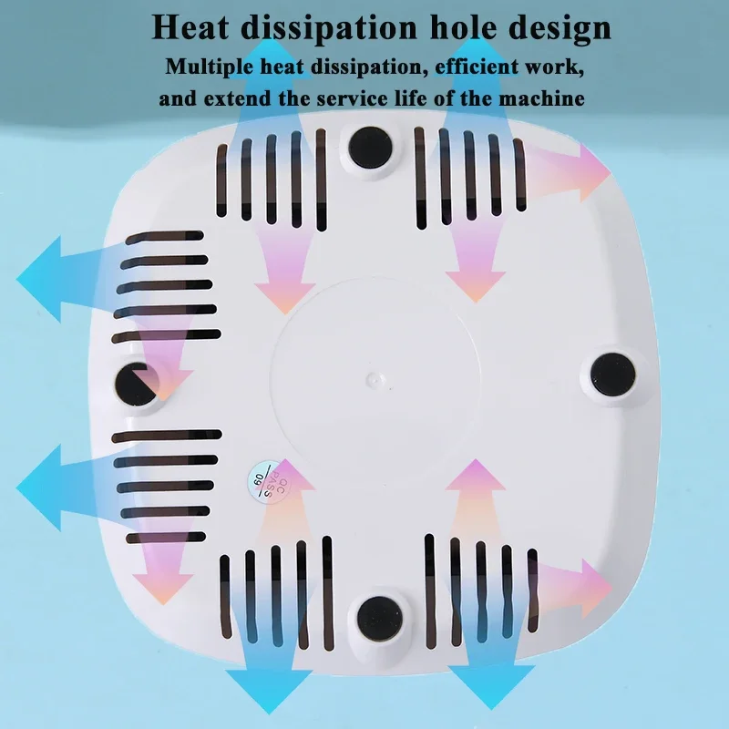 مجمع غبار الأظافر المحمول TFSCLOIN: منخفض الضوضاء، شفط قوي، فلتر قابل للإزالة - لإزالة غبار جل الصالونات والمنزلية #6